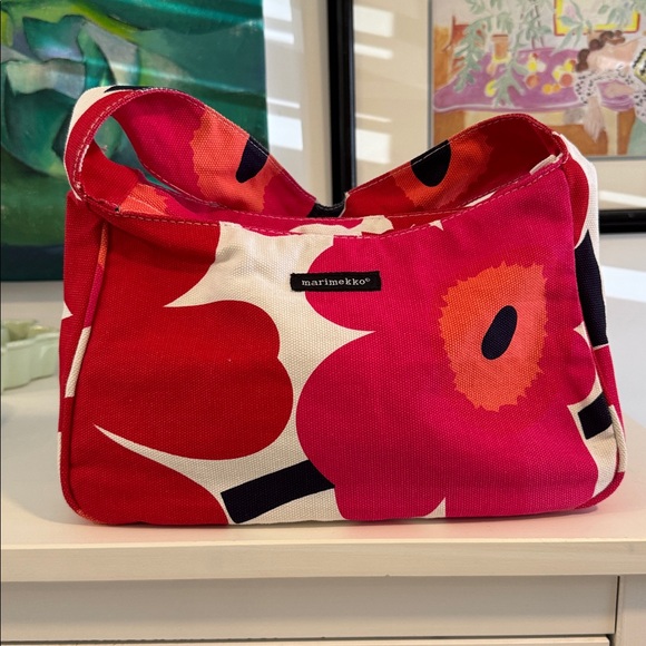 Marimekko Handbags - Marimekko Unikko Poppy Iconic Pattern Baguette Bag